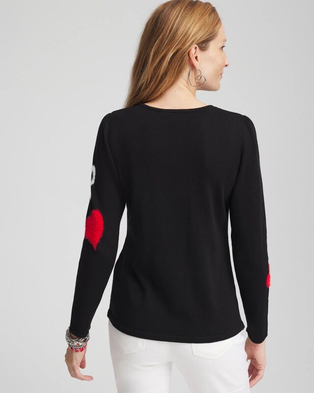 Valentine's Day Hearts Pullover - image 3